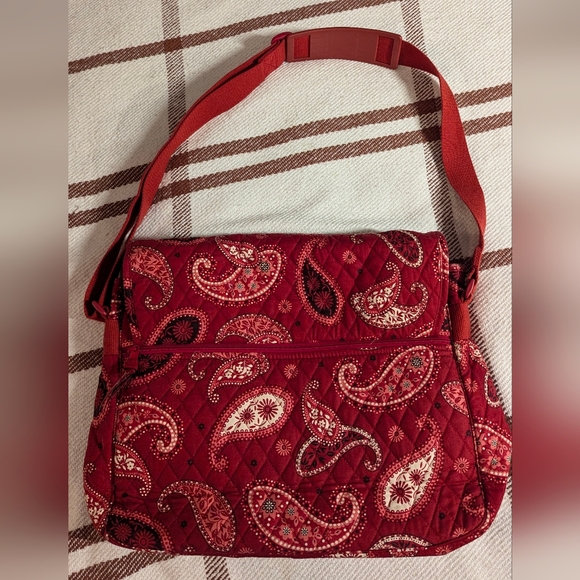 Vera Bradley MESA RED messenger bag - Picture 7 of 14